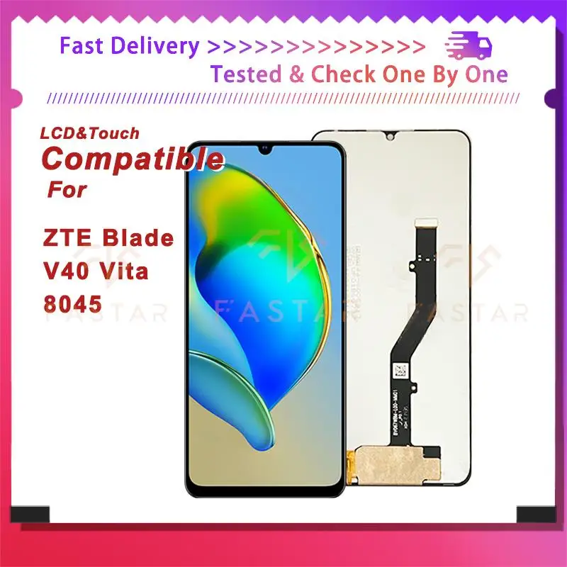 

6.75"Original For ZTE Blade V40Vita lcd 8045 LCD Display Touch Digitizer Assembly Replacement Phone Screen ZTE V40 Vita lcd