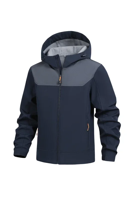 بالإضافة إلى معاطف مخملية بقلنسوة للشتاء والخريف سترات عصرية جديدة للرجال مقاومة للرياح ومقاومة للماء للرياضات الخارجية والترفيه