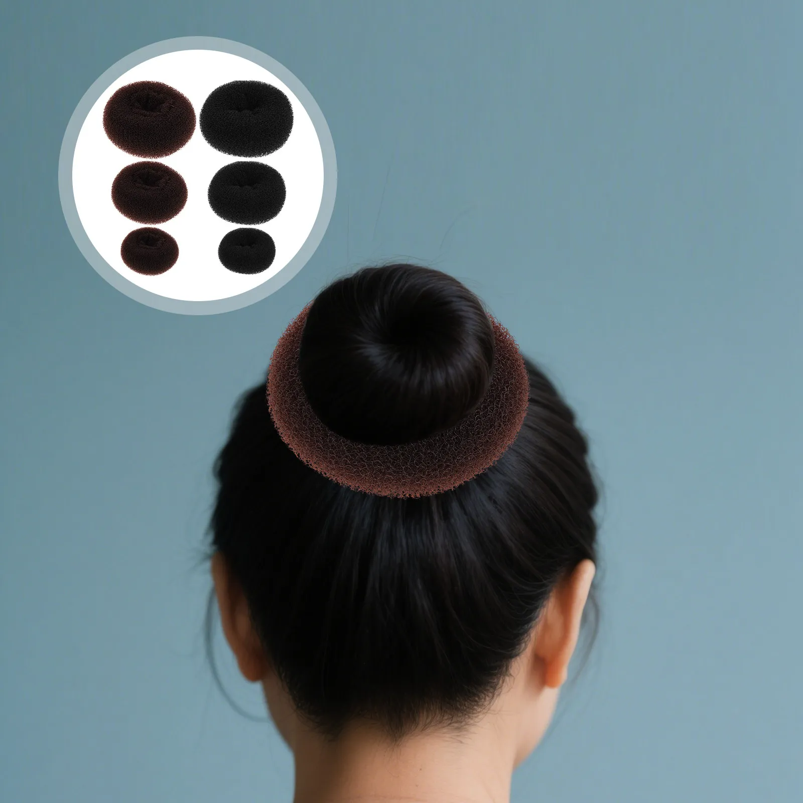 12Pcs Hair Donut for Women Medium Large Extra-Large Sizes Ballet Bun Donut Ring Maker Hair Accessories Bun Styling Tool