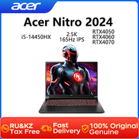 2024 Acer Nitro Gaming Laptop 16 Inch 2.5K 165Hz IPS Screen Netbook i5-14450HX 32GB 1TB RTX4060 Gaming Notebook Laptop Computer