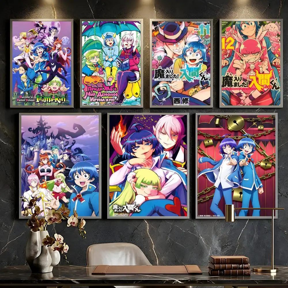 Anime Welcome To Demon School! Iruma Kun Poster --HD-- Self-Adhesive Waterproof High-Toughness Universal Wall Decor