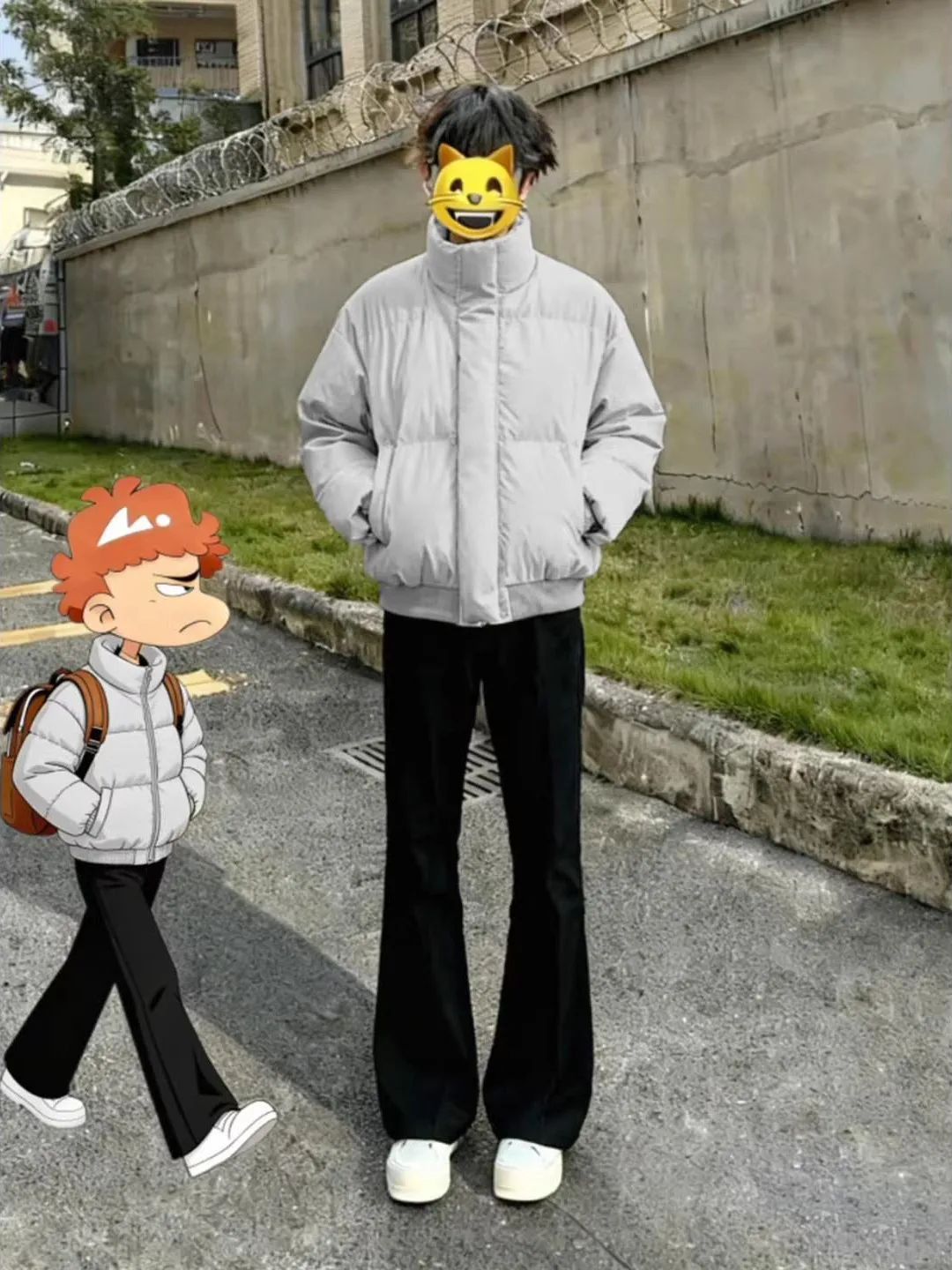 

Cleanfit American Sle Loose Flared Jeans Men's Casual Bla Jeans mid Waist Straight Leg High Waist Knife Pants