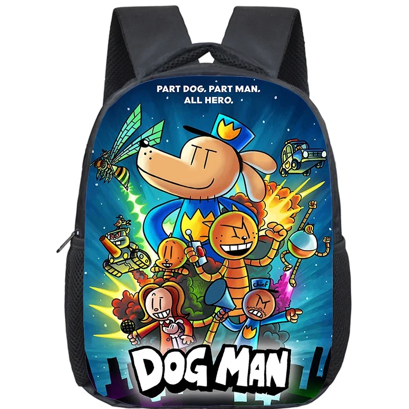

Anime Dogman School Bag Boys Girls 12 Inch Kindergarten Backpack Kids Bookbag Baby DOGMAN Cartoon Daypack Waterproof Backpack