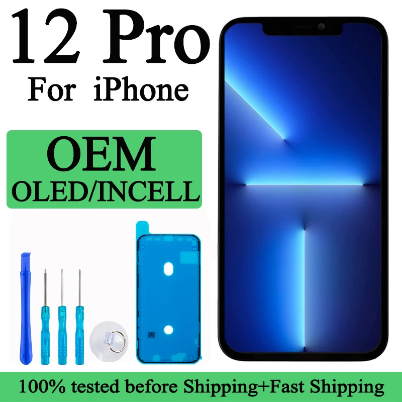 A2407 A2341 A2406 A2408 Premium New Lcd For IPhone 12 Pro Factory Display Touch Screen Digitizer Assembly Replacement Parts