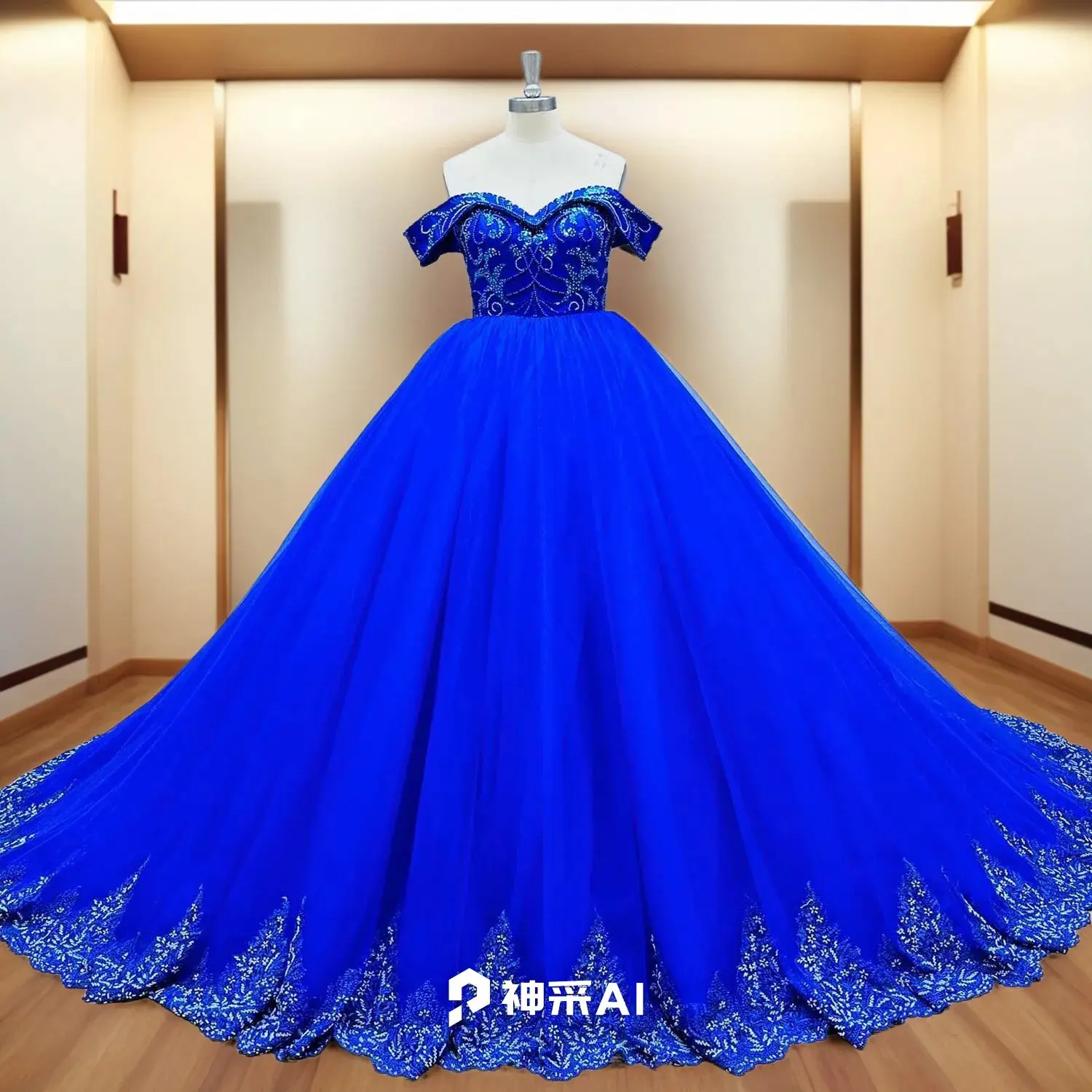 aliexpress royal blue dress ZAPAKA Women Royal Blue Glitter Tight Homecoming Dress with Sequins Butterflies, Black / US8 main image 0