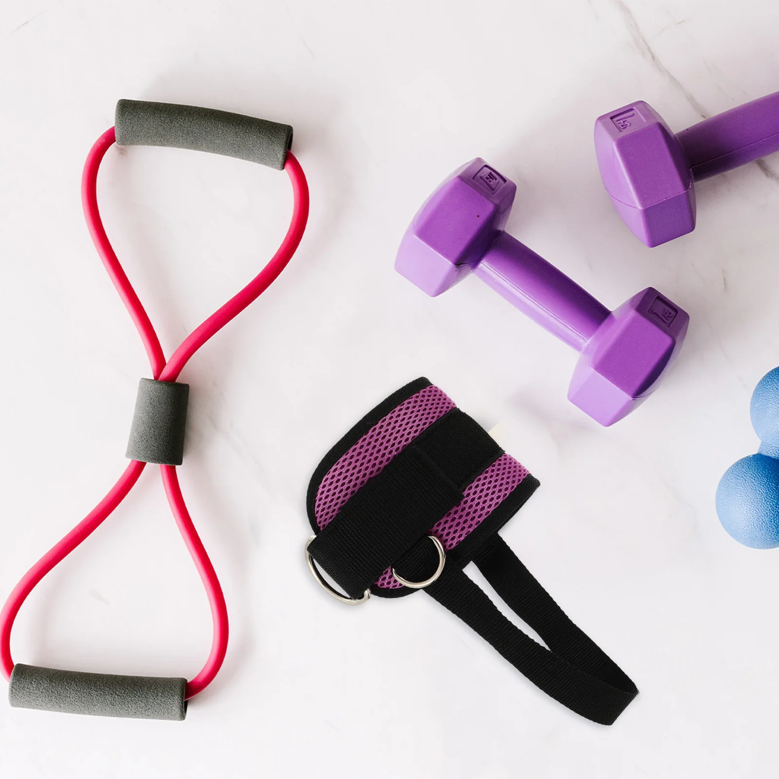 

Adjustable Ankle Strap D-Ring Cuff For Cable Machine Fitness Hip Training Band Leg Resistance Exercise Home Gym Accessories