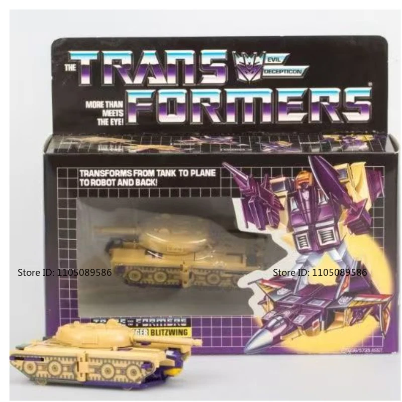 Nuovissimo in stock Transformer G1 Series Blitzwing Giocattoli popolari Prodotti finiti mobili Decorazioni Ornamenti Studio Figura