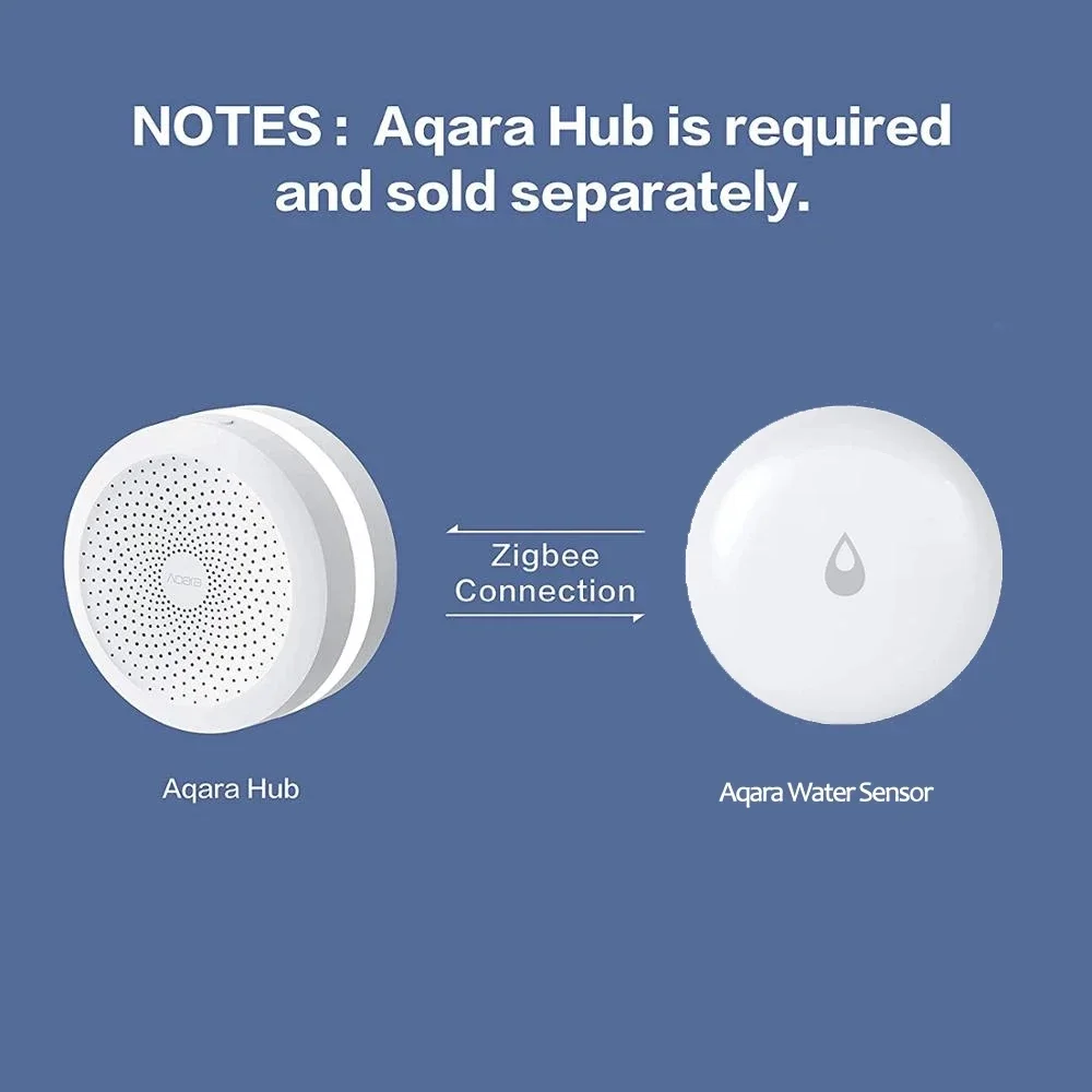 Aqara-Sensor De Imersão De Água, Detector De Vazamento De Inundação, Smart Home Alarm, Segurança De Imersão Para Xiaomi Homekit, Sem Pacote, Zigbee