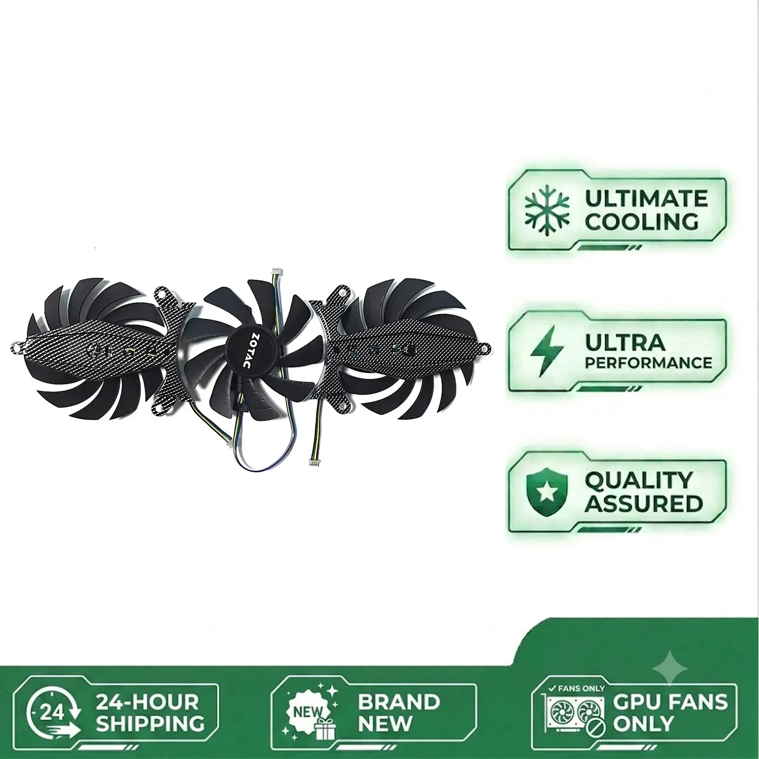 NEW GA92S2U GA91S2H 4PIN GPU fan suitable for Zotac GTX1060 GTX1070 GTX1070ti GTX1080 Plus OC graphics card cooling