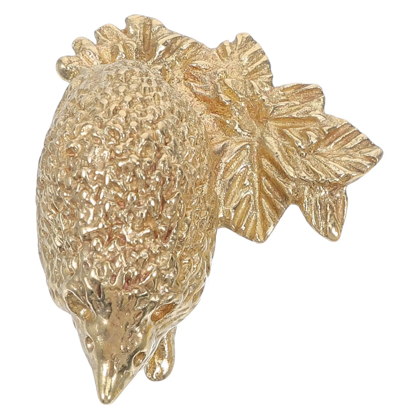 Brass Hedgehog Cabinet Knob Vintage Copper Handle Decorative Drawer Pull Creative Door Knob for Nursery Cupboard Furniture