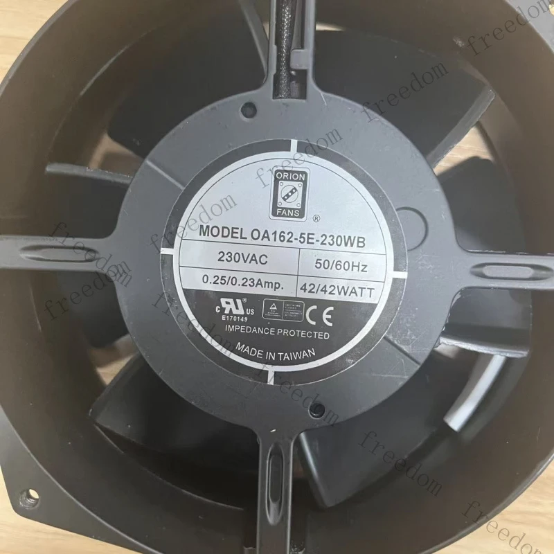 

HTS Original For AC Fans OA162-5E-230WB Orion Fan BALL 172X55MM 230VAC 3250RPM Metal high-temperature resistant fan