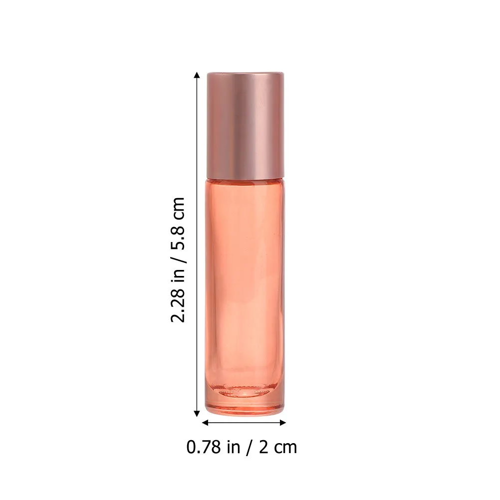 12Pcs Premium Glass Roller Bottles for Essential Oils Refillable Empty Roll on Bottles Shockproof Corrosion Resistant