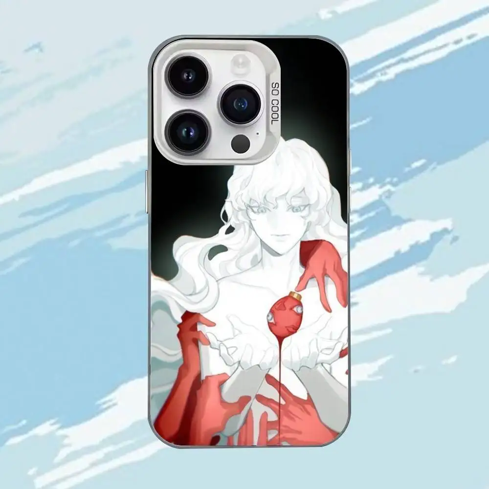 Чехол для телефона Anime B-Berserk G-Griffith для iPhone 17,16,15,14,13,12,11, Mini,Pro,E,MAX, белый матовый противоударный чехол
