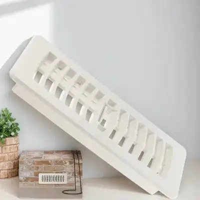 Floor Vent Cover High Grade Plastic Central Air Conditioning Floor Register Easy Install Bathroom Kitchen Ventilation Exhaust