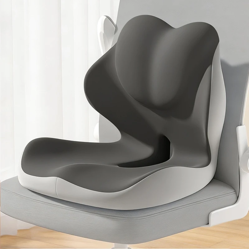 Office Lumbar Support Cushion Memory Foam Office Waist Seat Cushion With Integrated Backrest Seat Cushion For Prolonged Sitting