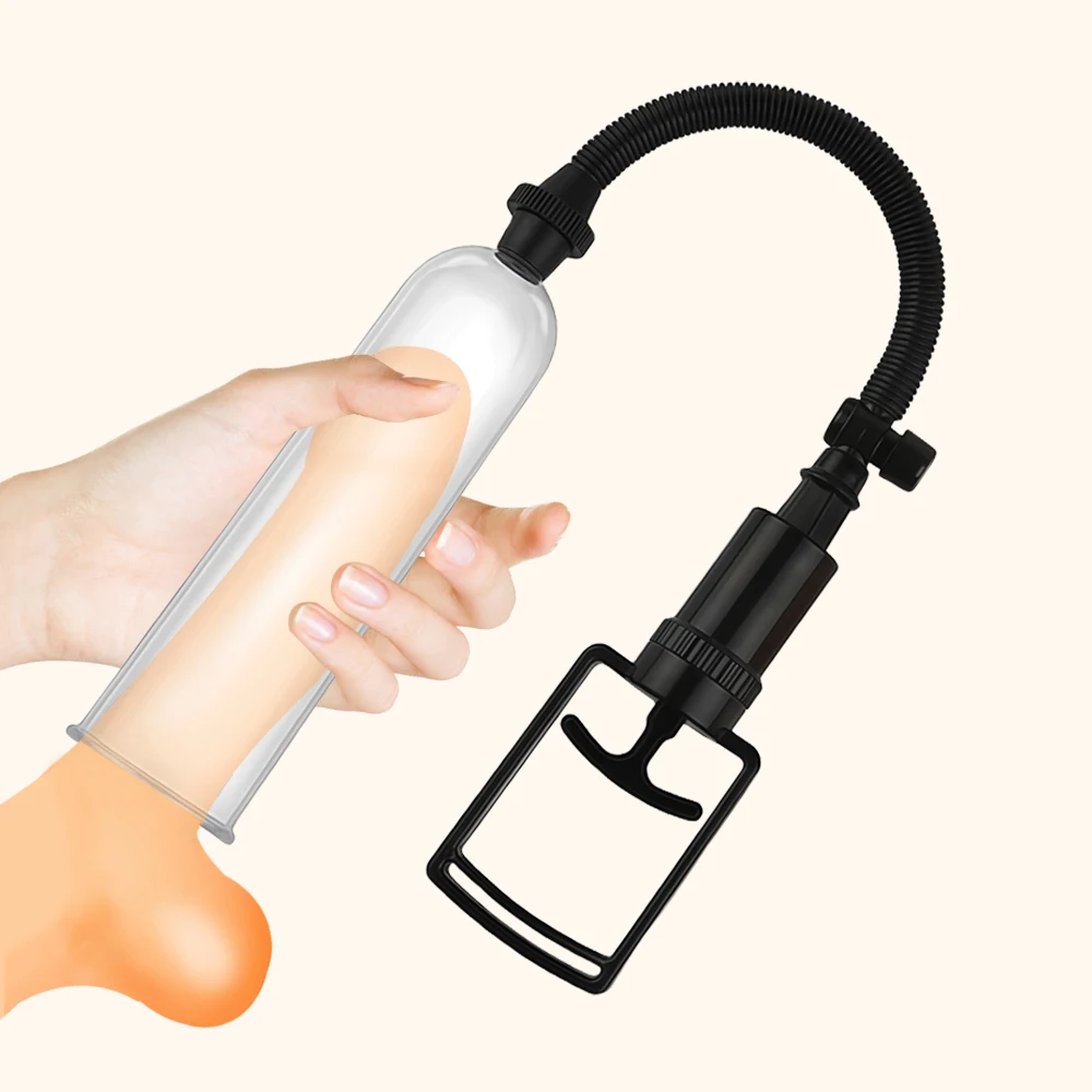 Penis Enlargement Pump for Men with Long & Short Sleeves – Erection Support Sex Toy for Men Penis Extender