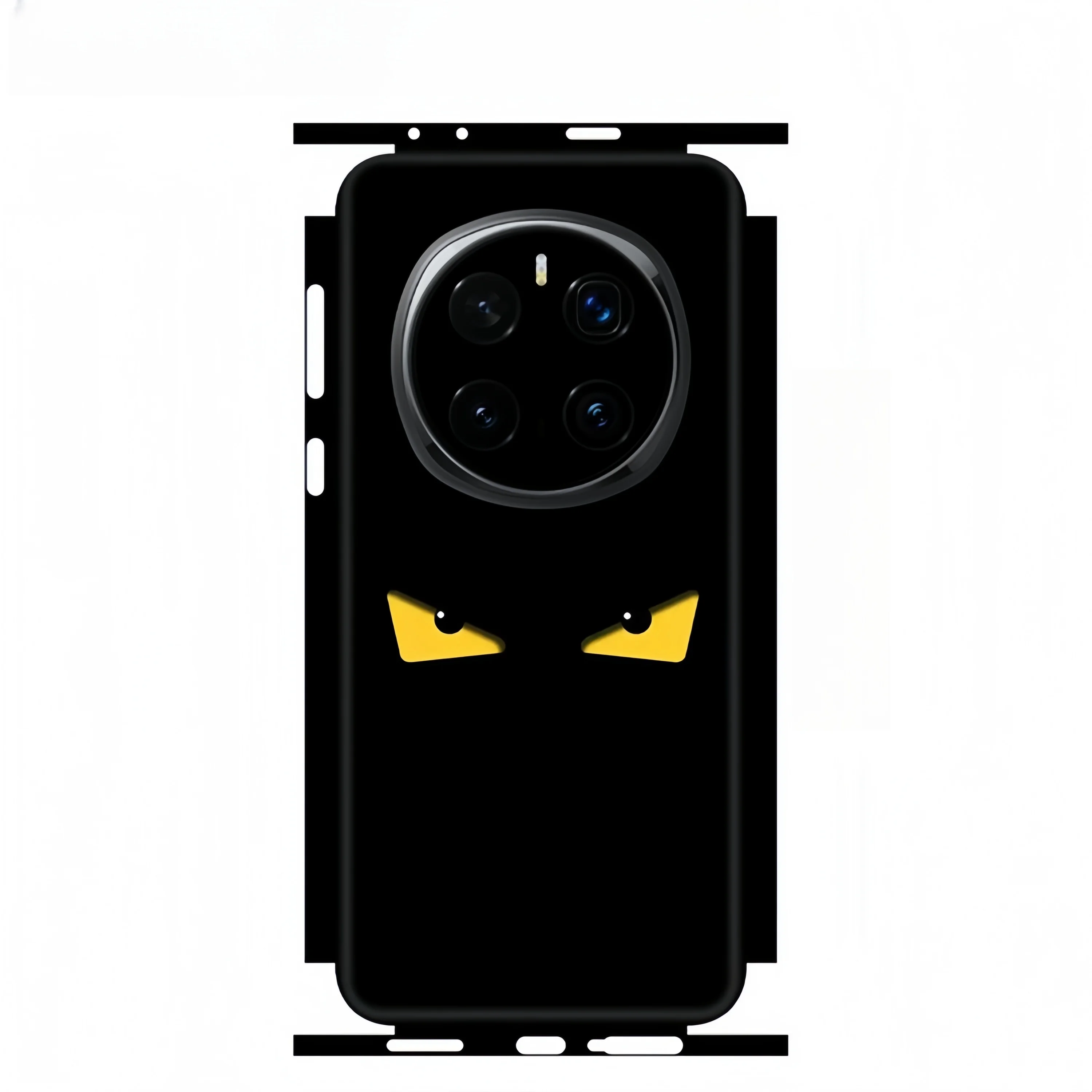 Película fosca com padrão fofo para celular, adesivo traseiro + laterais para Honor Magic 8 7 6 6pro, cobertura completa com desenho animado