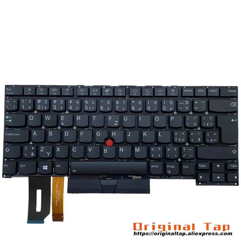 CZ Czech Backlit Keyboard for Lenovo Thinkpad P1 Gen 3 X1 Extreme 3rd SN20W85567 SN20W85531