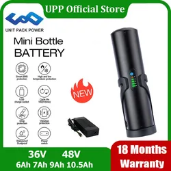 Mini Bottle EBike Battery, 48V 36V 10.5Ah 7Ah with 18650 San-yo L-G Li-ion Cell Pack for Bafang TSDZ2 750W 500W 350W 250W Motor