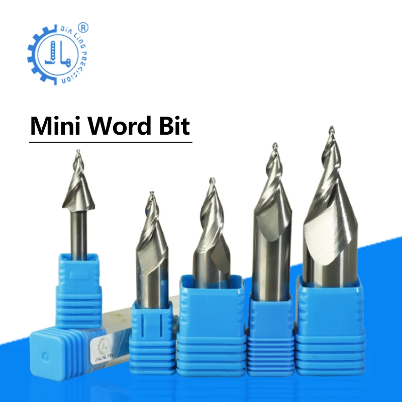 Mini Palavra Luminosa Cortador de Carboneto Sólido Gravura Fresa para Mdf Acrílico