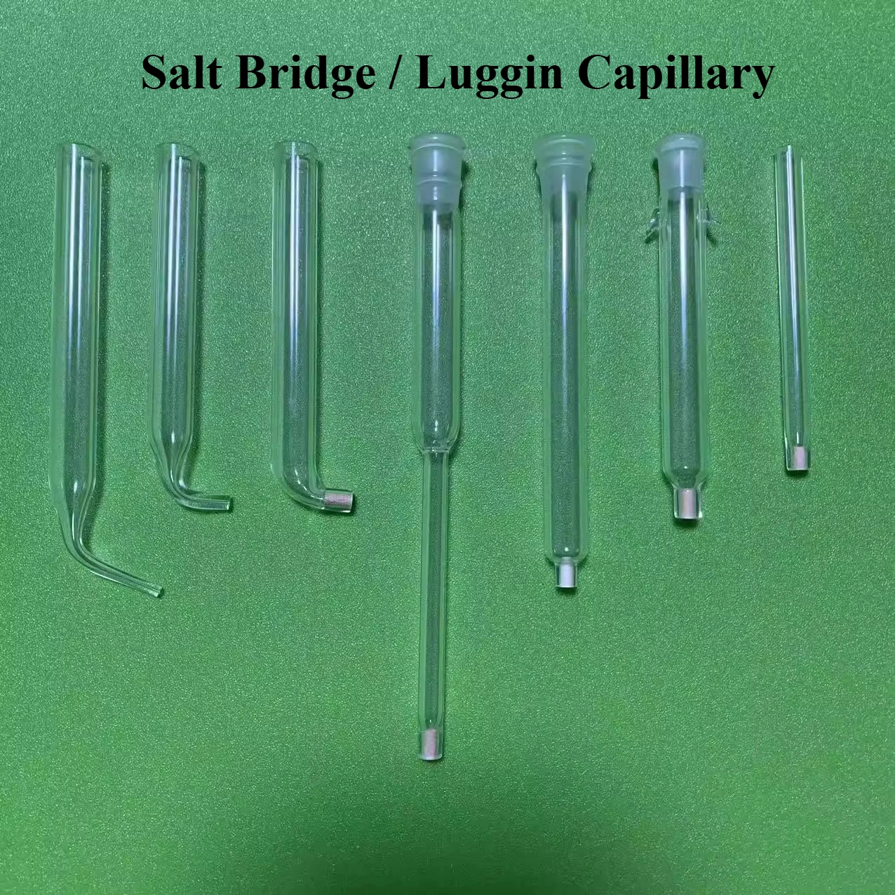 L - نوع أنبوب جسر الملح الشعري والمستقيم للاستخدام في المختبر الكهروكيميائي #1