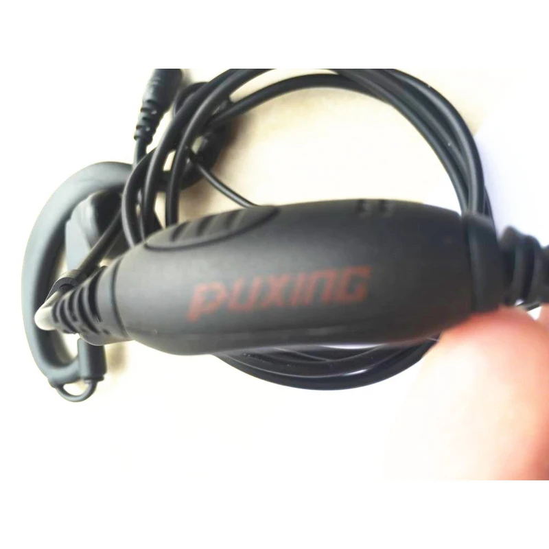 Gancio per l'orecchio originale PTT Mic Auricolare Auricolare con microfono per Puxing Radio bidirezionale PX-2R PX-2RPLUS PX-A6 PX-A6PLUS