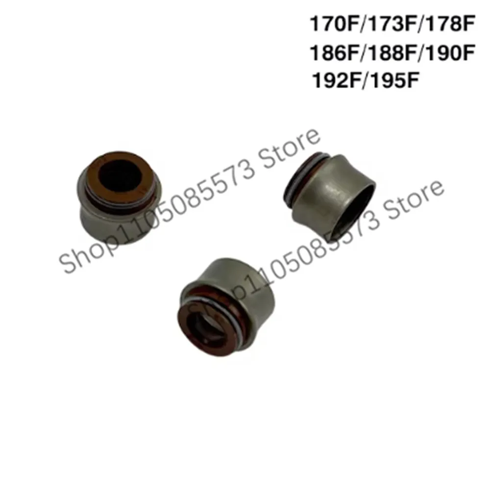 10pcs Air-cooled Diesel Micro Tiller Generator Accessories 170F 173F 178F 188F 192F 186FA Valve Oil Seal