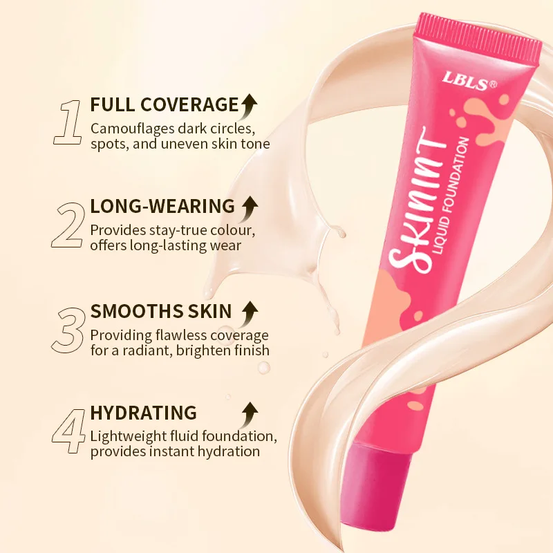 

Жидкая основа LBLS, изолирующий крем, натуральный и стойкий, контроль жирности и увлажнение