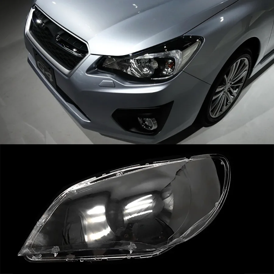 Wooeight 1x Car Lampshade Headlight Cover Transparent Head Light Lamp Glass Shell Mask For Subaru Impreza 8th 9th 2003-2005 2013