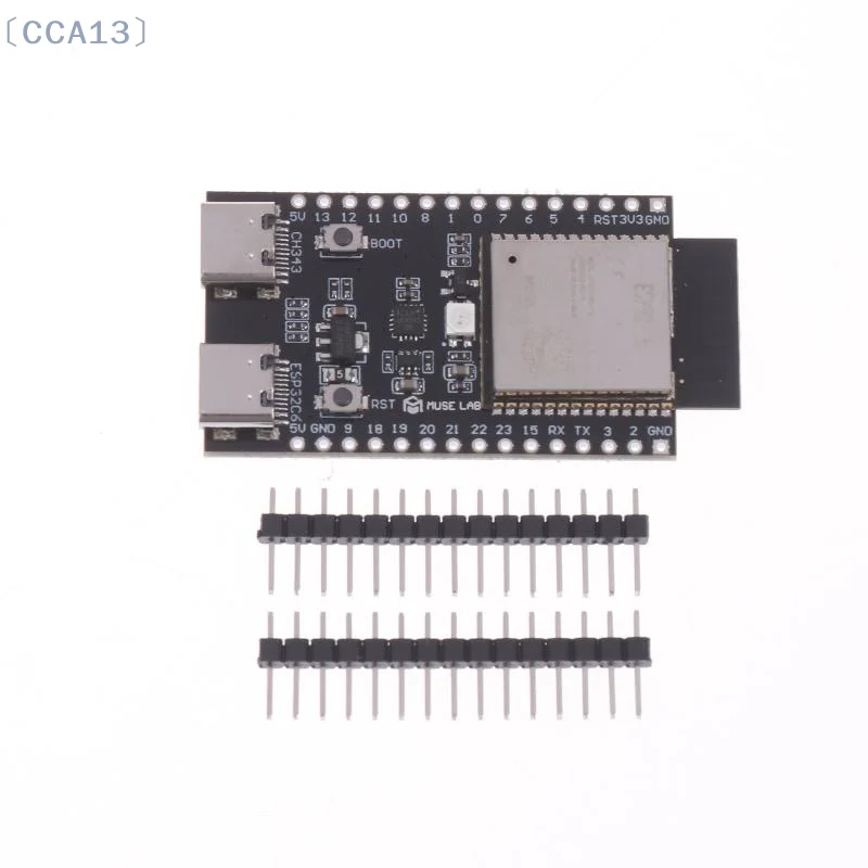 〔CCA13〕1 Set WiFi6 Bluetooth-compatible For  Zigbee Nano ESP32-C6-N4 Development Board ESP32-C6 Core Board