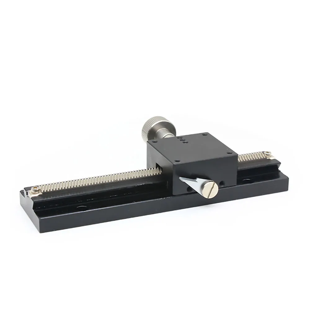 X Axis Long-range Dovetail Trimming Slide Dovetail Slide Table Sliding Stage Manual Displacement Platform LWX25 L=50 70 100mm