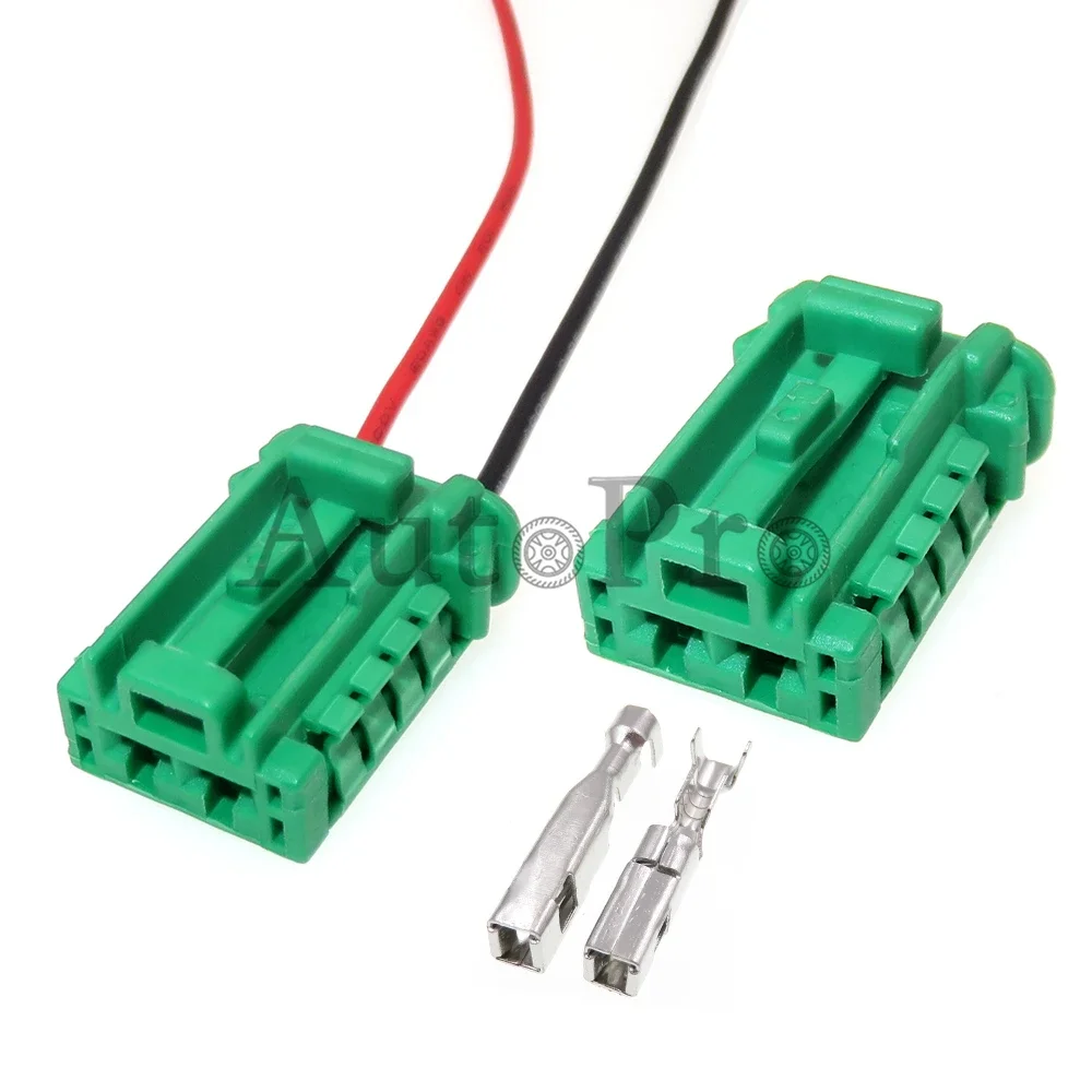 1 Set 2 Hole 01-3216742G7 AC Assembly Automotive Air Conditioning Blower Resistance Fan Unsealed Wire Socket For Nissan