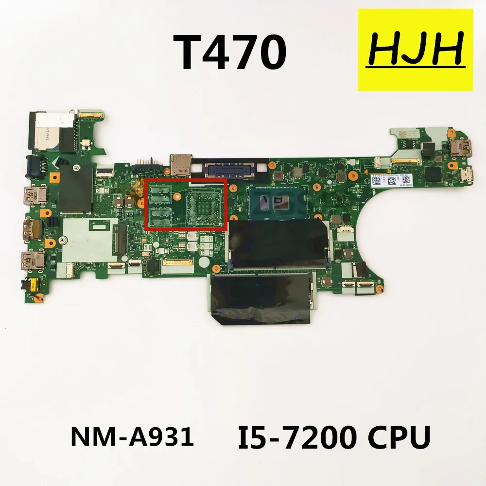 

Материнская плата для ноутбука Lenovo ThinkPad T470 NM-A931 SR2ZU I5-7200U 100% полностью протестирована