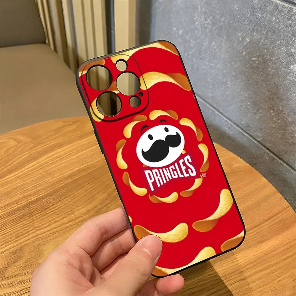 Delicioso Snack P_PringleS funda de teléfono para 16 Pro Max Iphone 14 15 Plus 12 13 Pro 11 Xr Xs SE funda trasera de silicona