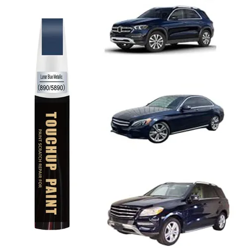 Lunar Blue Metallic(890/5890) Touch up Paint for Mercedes-Benz Car Paint Scratch Repair Kit, Quick & Easy Solution to Repair