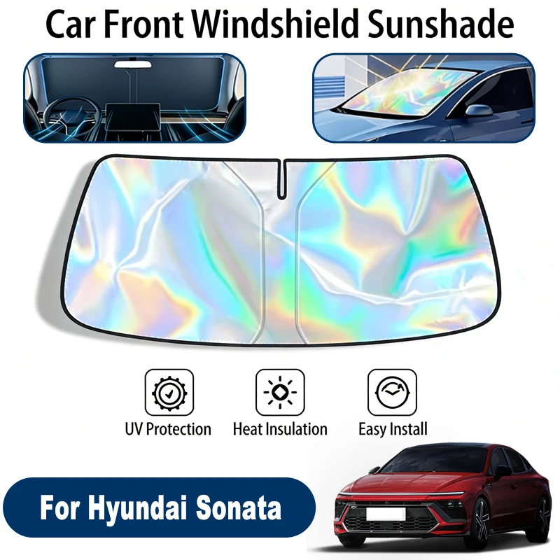 

Car Windshield Sun Shade UV Reflective Sun Visor Protection Cover For Hyundai Sonata NF YF LF DN8 2005-2026