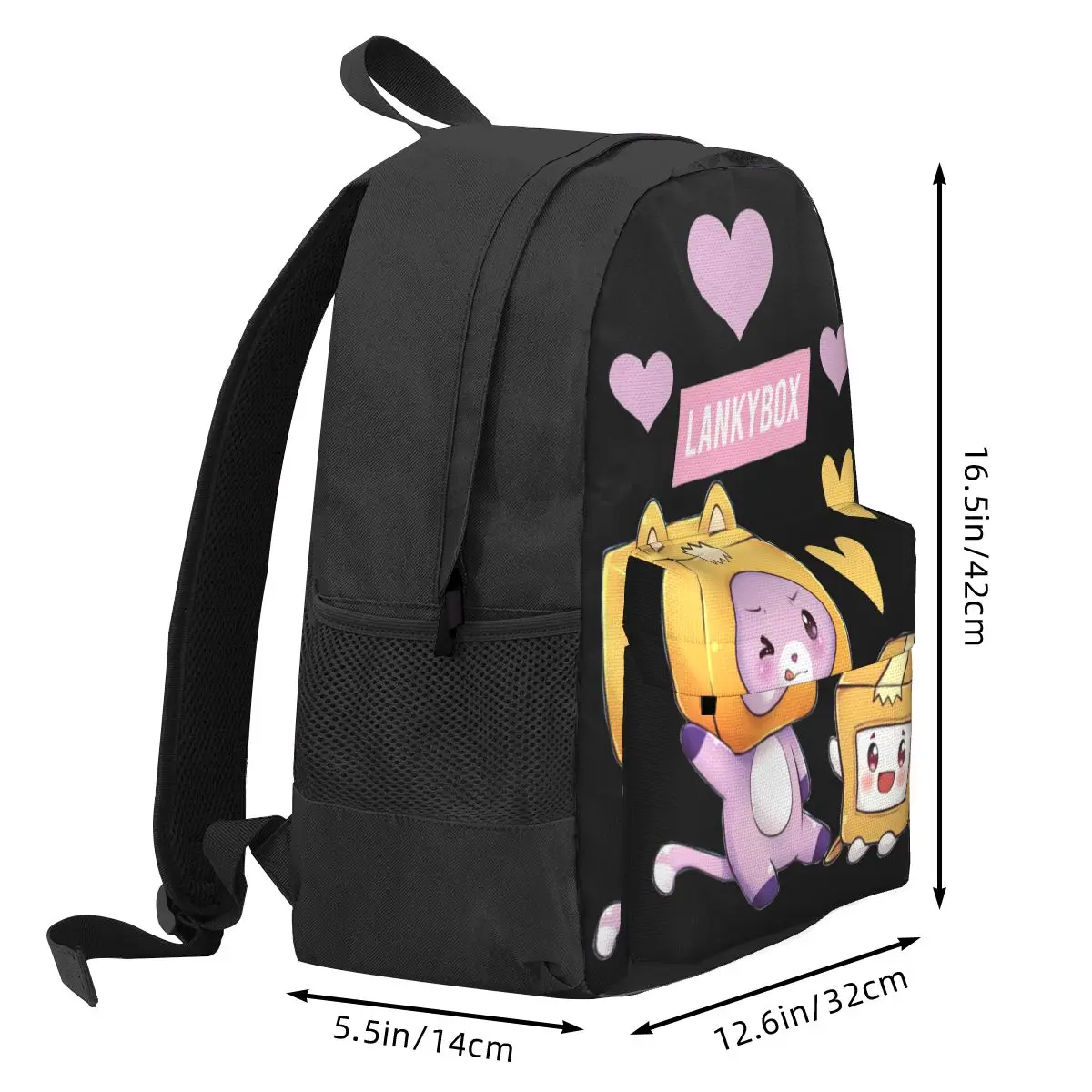 Funny Youtubers For Kids Lankybox Women Backpack 3D Children School Bag Backpack Boys Girls Large Capacity Travel Shoulder Bag