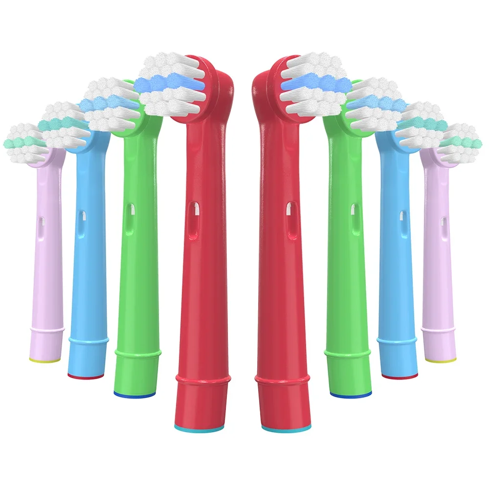 Têtes de brosse à dents de rechange pour enfants, têtes de brosse à dents pour Oral B EB-10A brosse à dents électrique, soins bucco-dentaires, hygiène propre, 4 pièces, 8 pièces