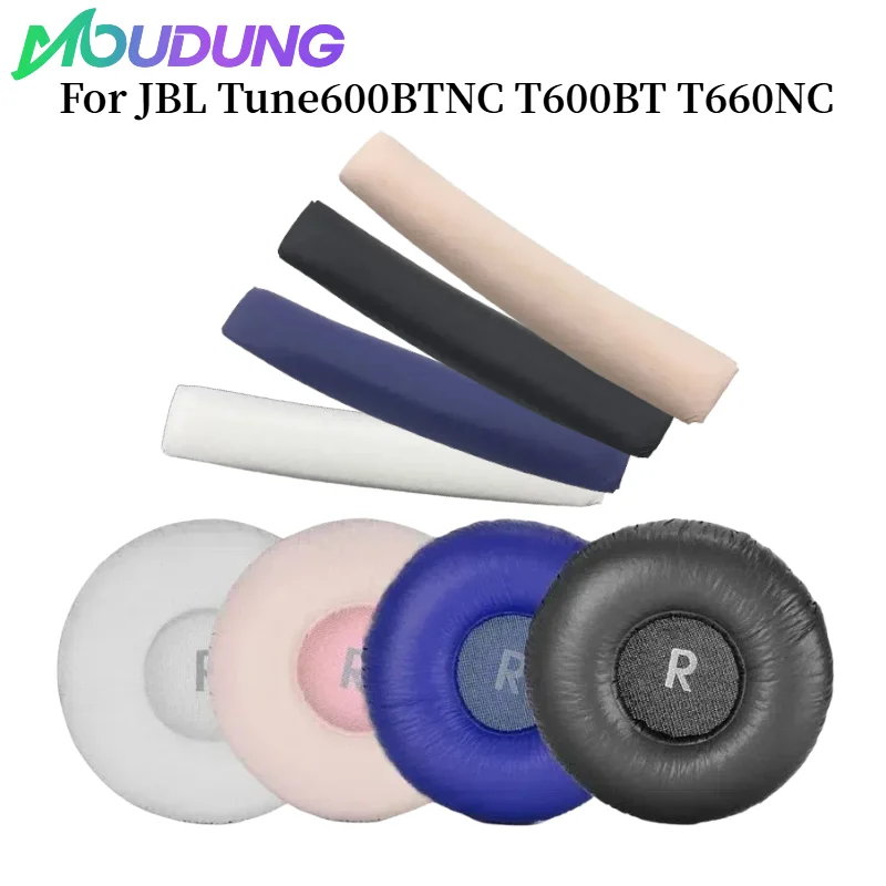 

Replacement High Quality Skin-friendly Ear Pads/Headband Suitable for JBL Tune600BTNC T600BT T660NC Headphones Soft Foam