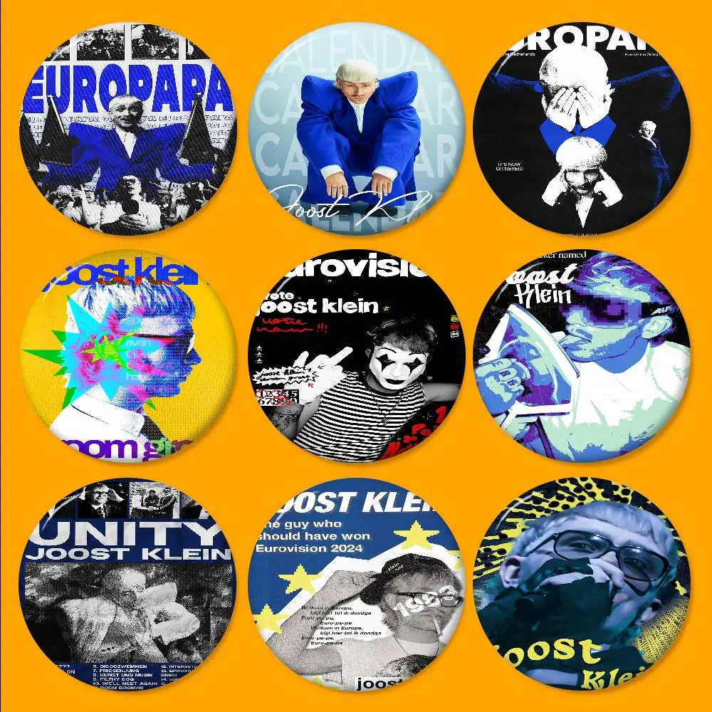 J-joost Klein Singer Anime Brooches Cute Cartoon Badge Jacket Jeans Lapel Pin Gift Accessorie