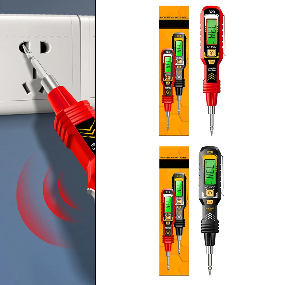 

Эффективное для тестирования напряжения с портативной ручкой для тестера напряжения с цифровым дисплеем HD и легким дизайном