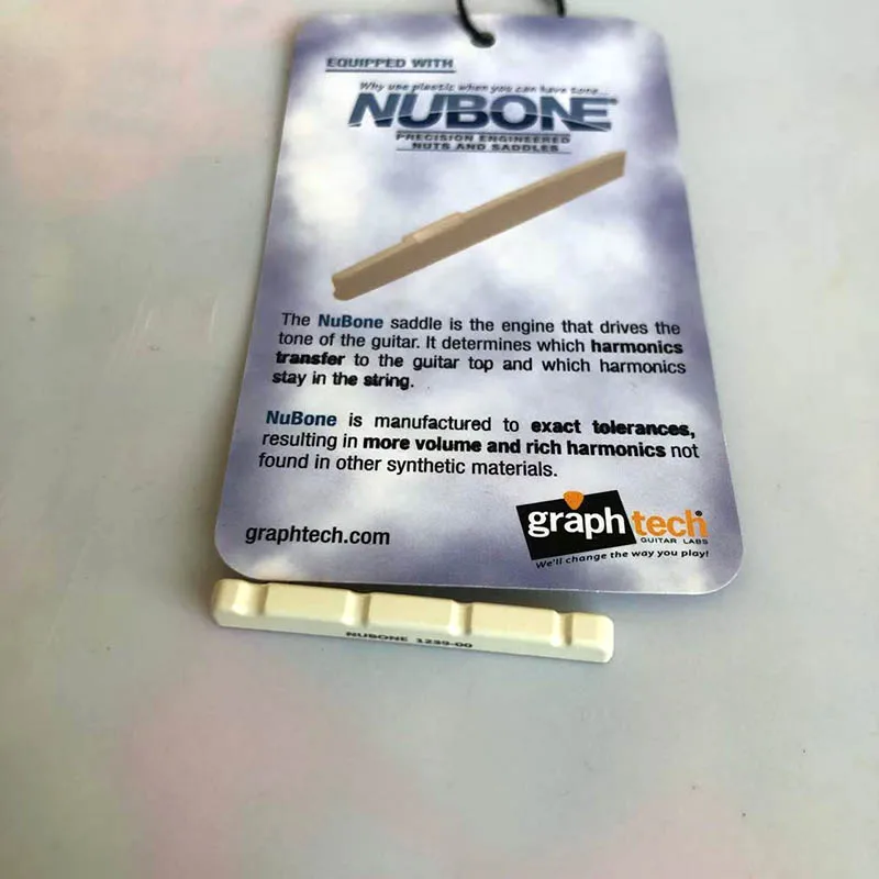 GRAPH TECH Nubone 1239-00 Nut For Jazz Style 4 String Electric Bass Guitar part,Made in canada