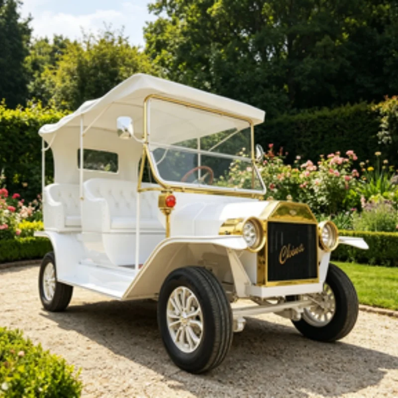CE Certified Antique Electric Vintage Car Off-Road Vintage Car, Free Maintenance,In Parks And Amusement Parks Focus On Comfort