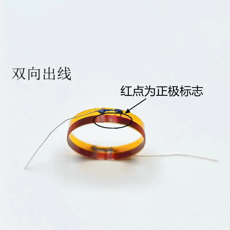 Shevchenko 25.5 Millimetri Tweeter Bobina 8OHM Altoparlante Bobina in Alluminio Bianco Co-Direzionale Filo D'argento Treble Accessori 2 Pcs