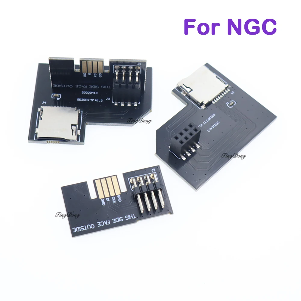 1 قطعة TF بطاقة محول قارئ بطاقات ل نينتندو GameCube NGC SD تحميل SDL مايكرو SD بطاقة محول المنفذ التسلسلي 2 SD2SP2 بطاقة برو