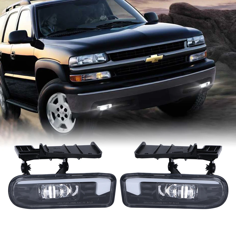 

Loyo Accesorios Para Autos 2022 Brighter Fog Driving Light for Chevy Silverado Suburban 1500 2500 Accessories
