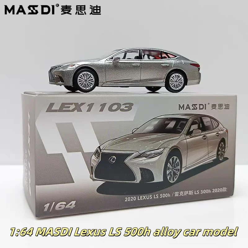 

Модель MASDI 1:64 Lexus LS 500h 2020, литая под давлением автомобильная форма из сплава, для подростков, для игр с, украшением для взрослых, подарок на день рождения.