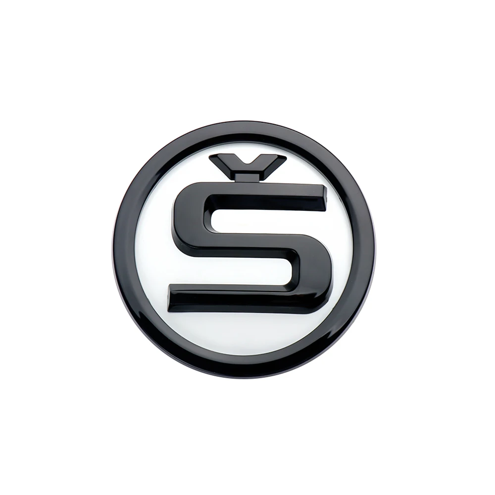 80/90/100mm Auto-Frontmotorhauben-Logo-Ersatz-Aufkleber Kofferraum-Emblem für Skoda S Logo Octavia Mk3 Fabia 2 Superb 2 Kamiq Kodiaq VRS