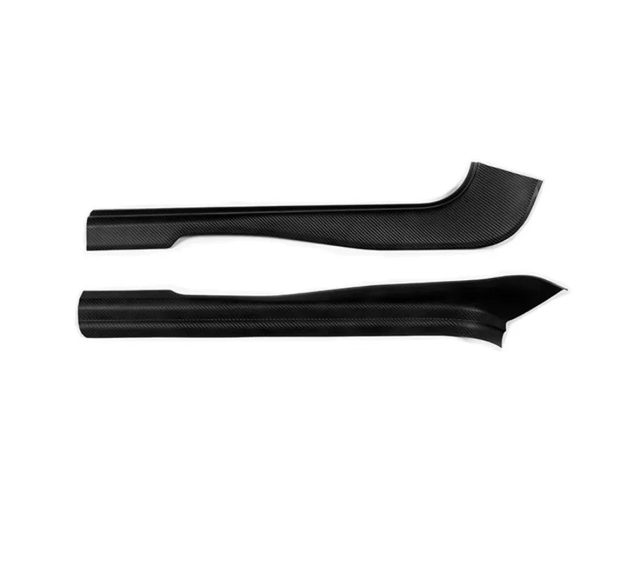 For BMW 2 Series G42 2023+  M2 G87 Dry  Carbon Fiber Door Sill Cover Trim Protection Strip Dry Carbon Car Interior Trim Kits