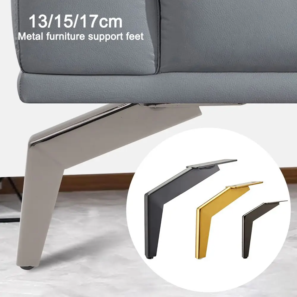 

Metal Furniture Legs Replacement Anti Scratch Nightstand Storage Box Leg Wear-resistant Cupboard Sofa Chair Feet